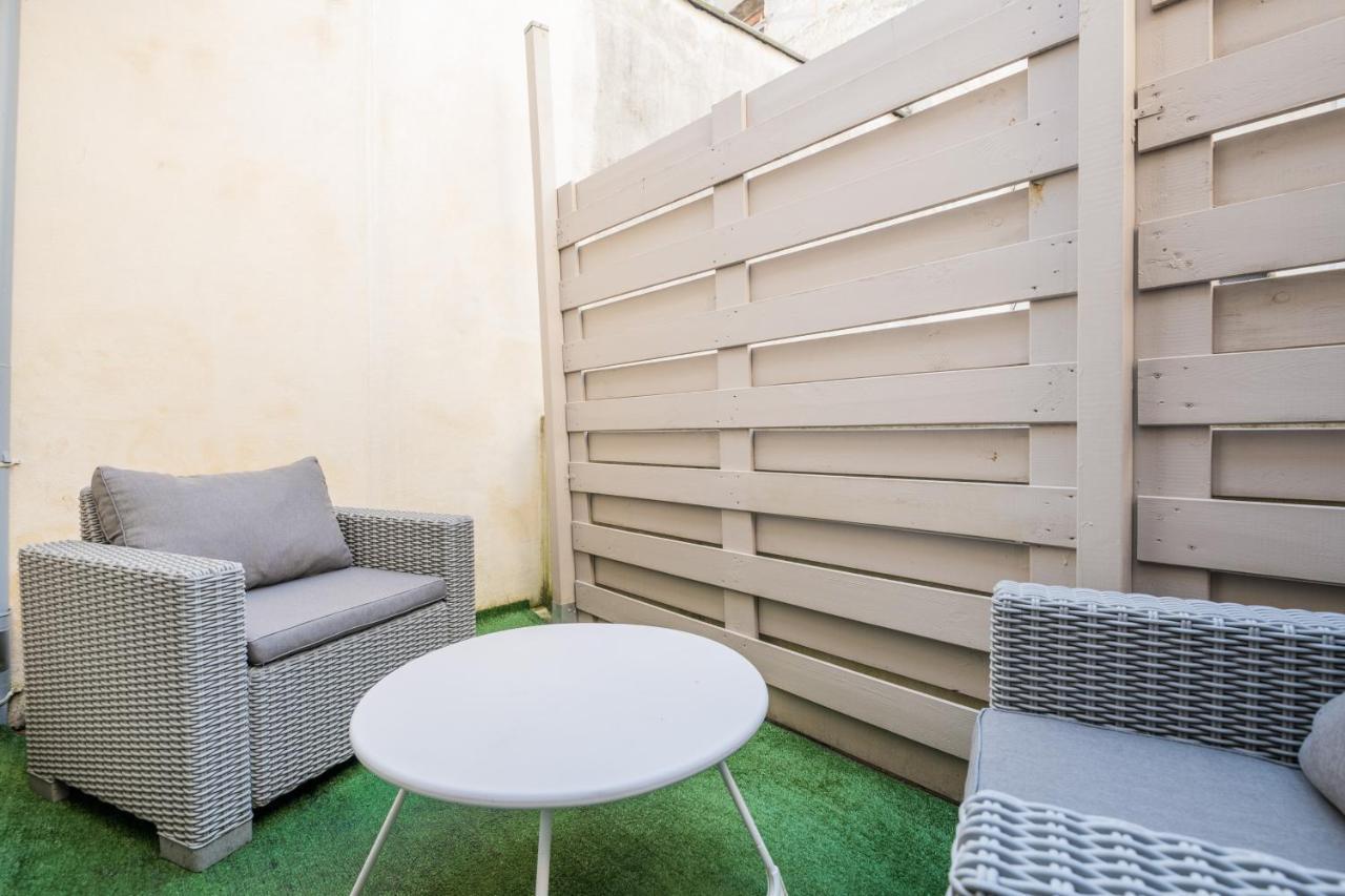 Studio En Duplex-Aircon-Terrasse-Parking-Calme Bordéus Exterior foto